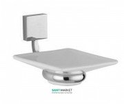 Мильниця для ванною Flab Aida кераміка / латунь білий / хром 371 CHR