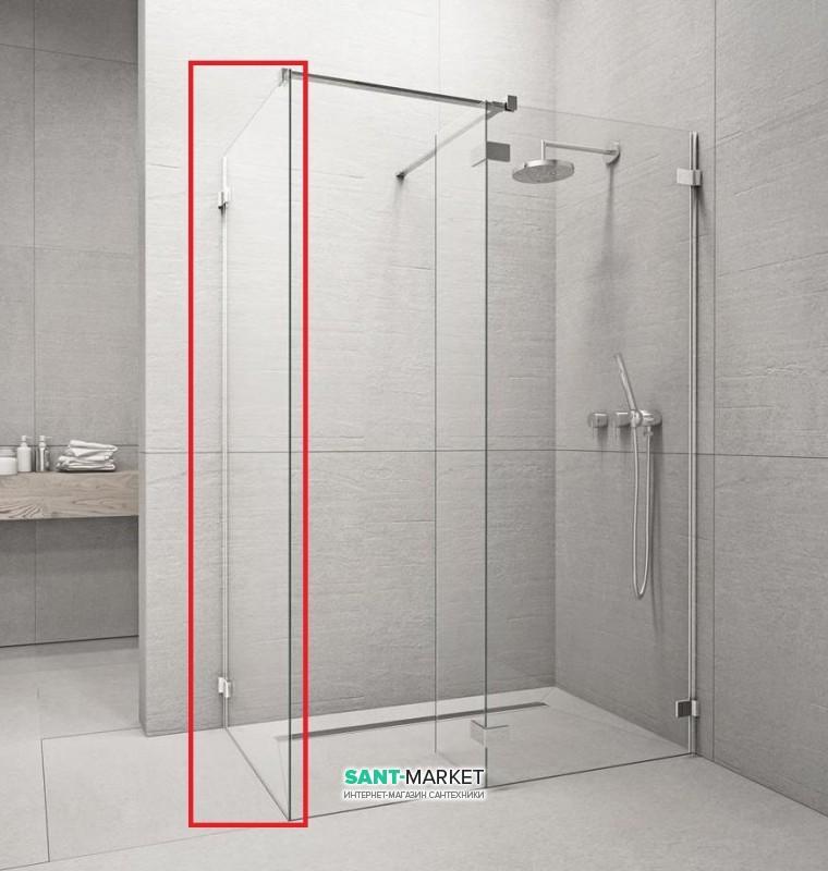 Стенка душевая боковая Radaway Euphoria Walk-in III W2 90 хром прозрачное стекло 383121-01-01