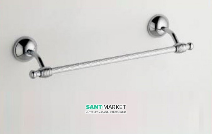 Тримач для рушників FLAB Polo il Classico 31 см настінний латунь хром 517 CHR