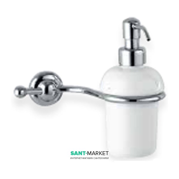 Дозатор для жидкого мыла Flab Rio il Classico навесной керамика/латунь белый/хром 471/D CHR