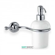 Дозатор для рідкого мила Flab Rio il Classico навісний кераміка / латунь білий / хром 471 / D CHR