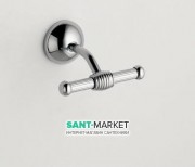 Гачок для ванної Flab Polo il Classico подвійний метал хром 516 CHR