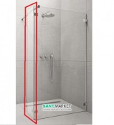 Стенка душевая боковая Radaway Euphoria Walk-in  SW 30 хром прозрачное стекло 383160-01-01