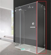 Стенка душевая Radaway Euphoria S1 75 хром прозрачное стекло 383056-01