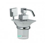 Дозатор для рідкого мила Flab Aida навісний кераміка / латунь білий / хром 371 / D CHR