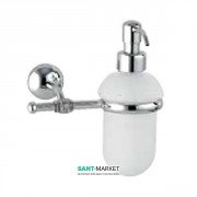 Дозатор для жидкого мыла Flab Polo il Classico навесной матовое стекло/латунь хром 511/D CHR