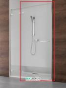 Душевая дверь Radaway Euphoria Door G 512 левая хром прозрачное стекло 383512-01L