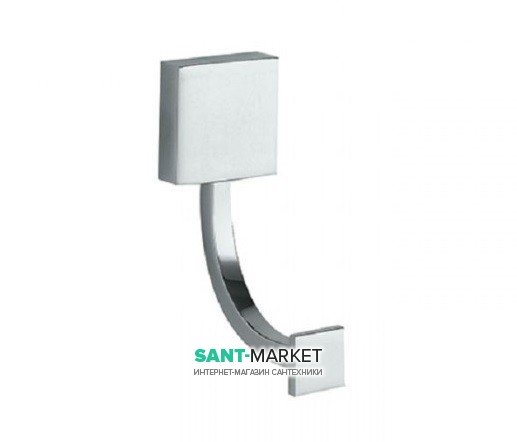 Крючок для ванной Flab Aida одинарный латунь хром 376 CHR