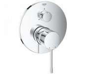 Смеситель для душа Grohe Essence c переключателем скрытого монтажа однорычажный хром 24092001