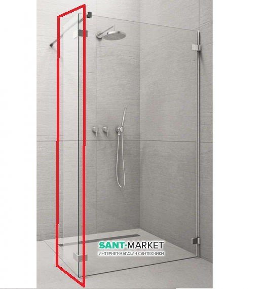 Стенка душевая боковая Radaway Euphoria Walk-in  SW 30 хром прозрачное стекло 383160-01-01