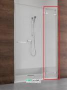 Стінка душова фронтальна Radaway Euphoria DWJ Wall 343 права хром прозоре скло 383214-01R