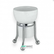 Cтакан для зубных щеток Flab Rio il Classico настольный керамика/латунь белый/хром 479/B CHR