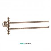 Держатель для полотенец FLAB Polo il Classico Bronzo двойной поворотный настенный латунь бронза 2290 Bronzo