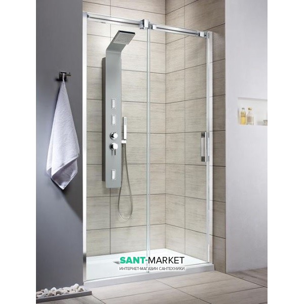 Душові двері Radaway Espera DWJ 100 ліва хром прозоре скло 380110-01L