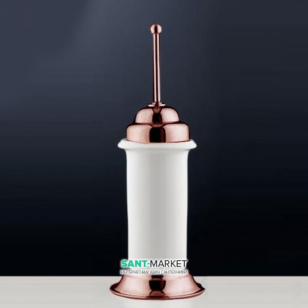 Ёршик для унитаза Flab Polo il Classico Bronzo напольный матовое стекло/латунь бронза 515 Bronzo