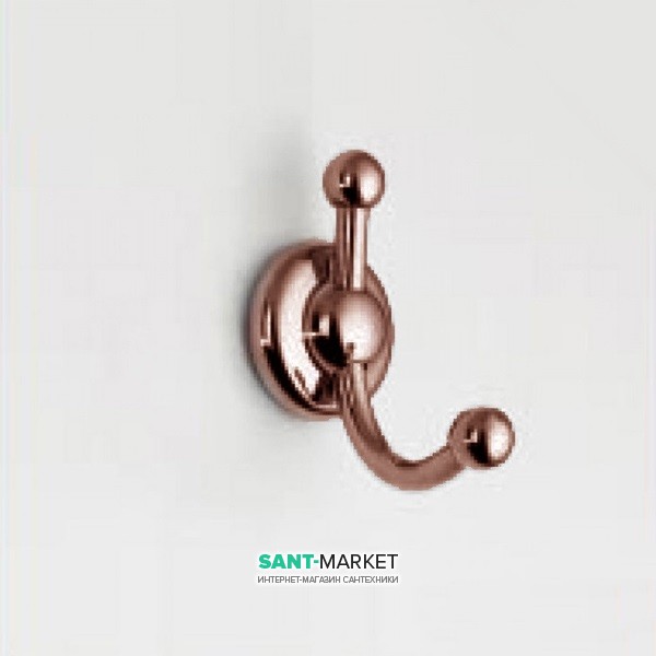 Гачок для ванної Flab Rio il Classico Bronzo подвійний метал бронза 476 Bronzo