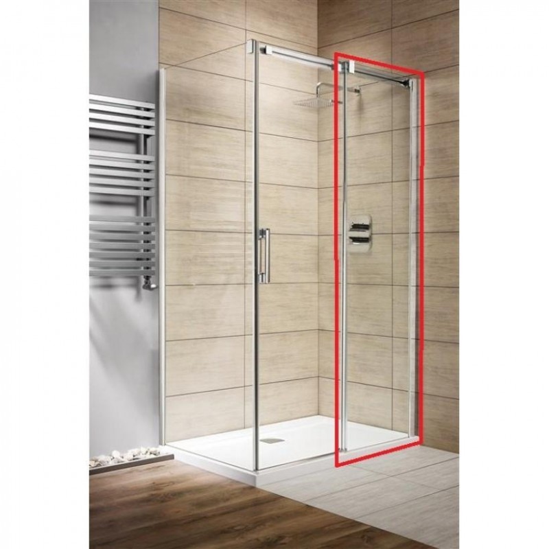 Стінка душова фронтальна Radaway Espera KDJ Wall 500 права хром прозоре скло 380231-01R