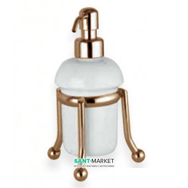 Дозатор для рідкого мила Flab Rio il Classico Bronzo настільний кераміка / латунь білий / бронза 479 / D Bronzo