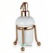 Дозатор для рідкого мила Flab Rio il Classico Bronzo настільний кераміка / латунь білий / бронза 479 / D Bronzo