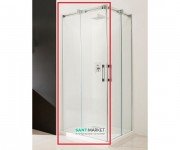 Душові двері Radaway Espera KDD 90 ліва хром прозоре скло 380151-01L