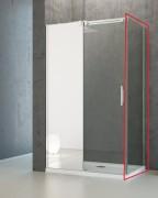 Стенка душевая боковая Radaway Espera KDJ S1 80 правая хром прозрачное стекло 380148-01R