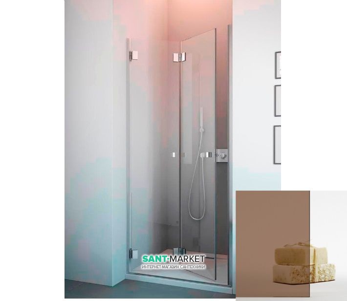 Душевая дверь Radaway Carena DWB 70 левая хром коричневое стекло 34582-01-08NL