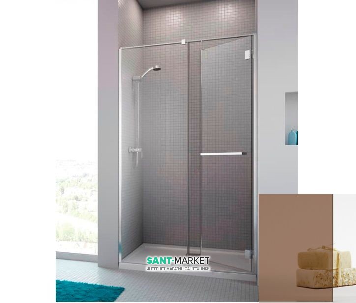 Душевая дверь Radaway Carena DWJ 120 правая хром коричневое стекло 34332-01-08NR