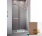 Душевая дверь Radaway Carena DWJ 90 левая хром коричневое стекло 34302-01-08NL
