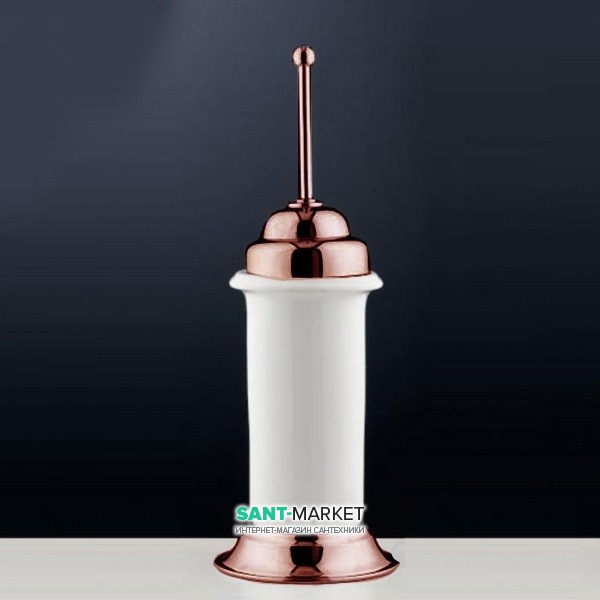 Ёршик для унитаза Flab Rio il Classico Bronzo напольный керамика/латунь белый/бронза 475 Bronzo