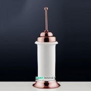 Йоржик для унітазу Flab Rio il Classico Bronzo підлоговий кераміка / латунь білий / бронза 475 Bronzo