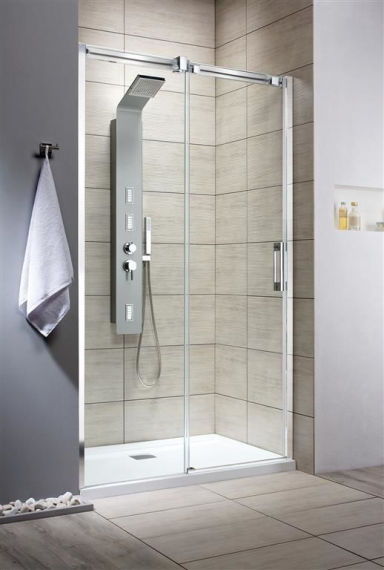 Стенка душевая фронтальная Radaway Espera DWJ Wall 550 левая хром прозрачное стекло 380212-01L