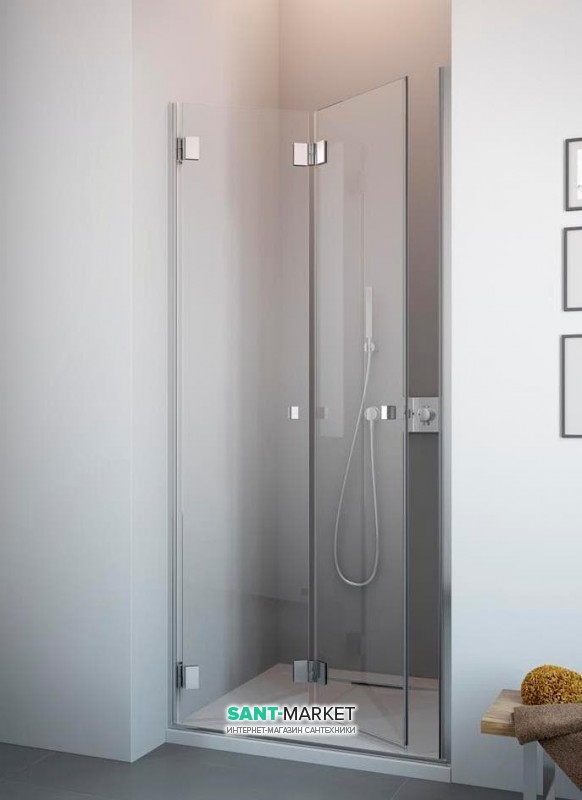 Душевая дверь Radaway Carena DWB 80 левая хром прозрачное стекло 34512-01-01NL