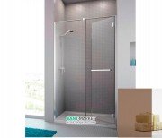 Душові двері Radaway Carena DWJ 100 права хром коричневе скло 34322-01-08NR