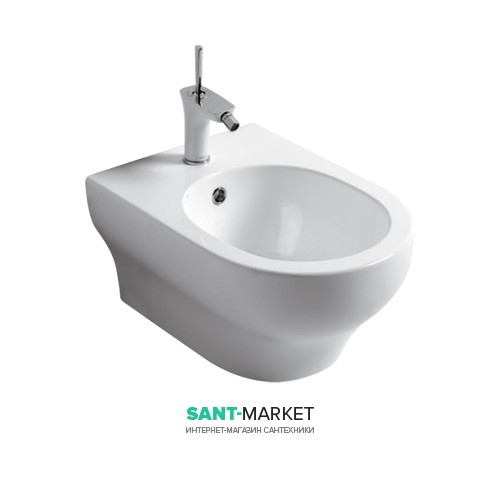 Биде подвесное Olympia Clear 36х50 см санфаянс белый 17CL