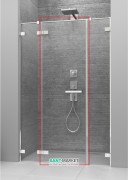 Душевая дверь Radaway Arta Door G 620 левая хром прозрачное стекло 386455-03-01L