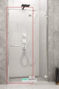 Душевая дверь Radaway Arta DWJ II Door G 628 правая хром прозрачное стекло 386441-03-01R