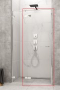 Душевая дверь Radaway Arta DWJ II Door G 628 левая хром прозрачное стекло 386441-03-01L