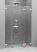 Душевая дверь Radaway Arta Door G 620 правая хром прозрачное стекло 386455-03-01R