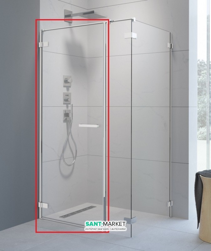Душові двері Radaway Arta KDS I Door W 520 ліва хром прозоре скло 386520-03-01L