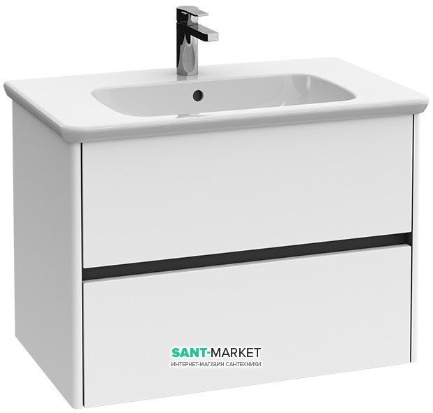 Тумба подвесная под раковину Villeroy & Boch Vivia 96.3 см белый глянцевый B04300DH