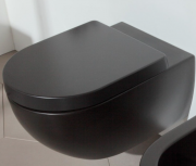Унітаз підвісний безободковий Flaminia APP санфаянс графіт AP118G NERO MATT (GRAFFITE)