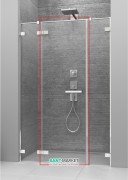 Душові двері Radaway Arta Door G 820 ліва хром прозоре скло 386457-03-01L