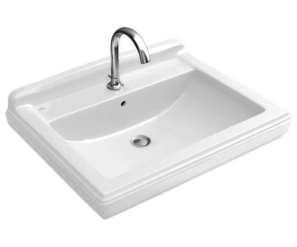 Раковина для ванної кімнати Villeroy & Boch Hommage підвісна 750х580 мм яскраво-білий CeramicPlus 7101LGR2