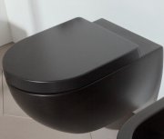 Унитаз подвесной безободковый Flaminia APP санфаянс графит AP118G NERO MATT(GRAFFITE)