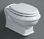 Унитаз подвесной Simas Arcade 37х51 см с сиденьем Soft Close белый AR841 + AR006