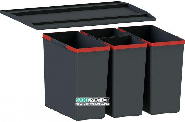 Сортер для відходів Franke EasySort 600-2-2 чорний 121.0494.193