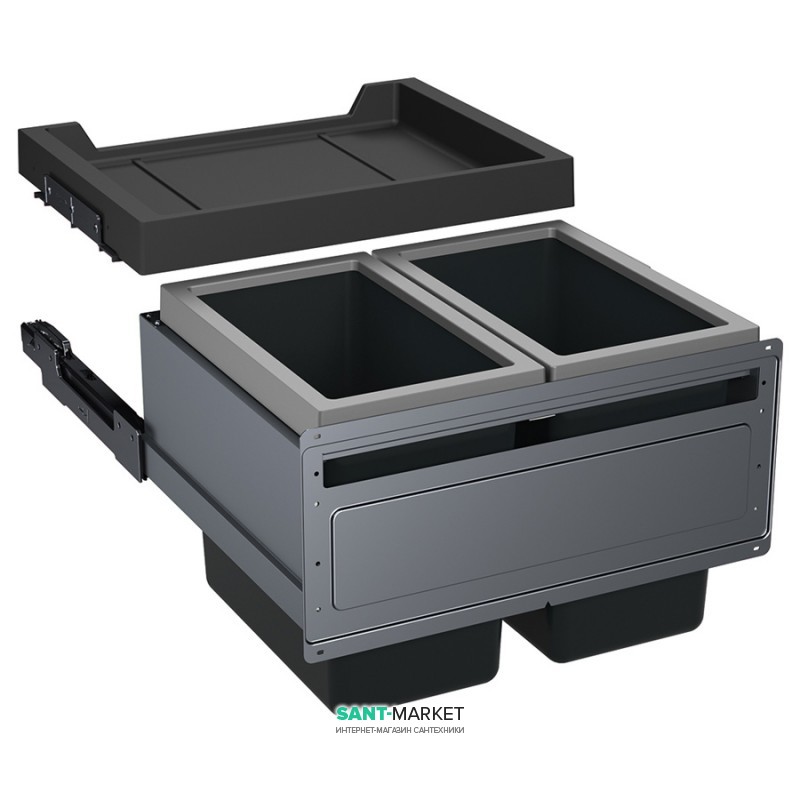 Сортер для відходів Franke FX 60 26-26 сірий 121.0557.764