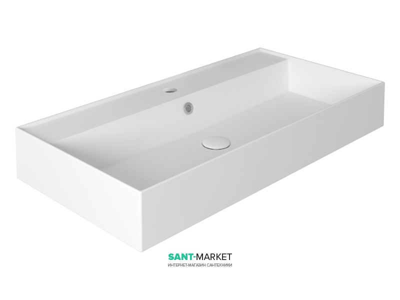 Раковина для ванной комнаты Simas Agile подвесная 910х460 мм санфаянс белый AG91