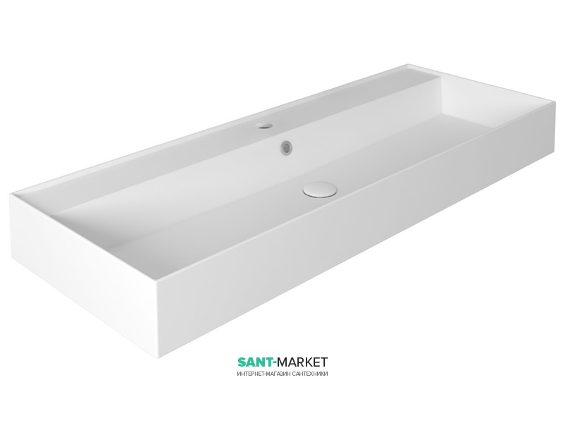 Раковина для ванної кімнати Simas Agile підвісна 1210х460 мм санфаянс білий AG121