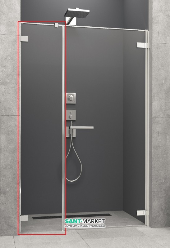 Стенка душевая фронтальная Radaway Arta DWS 415 правая хром прозрачное стекло 386092-03-01R
